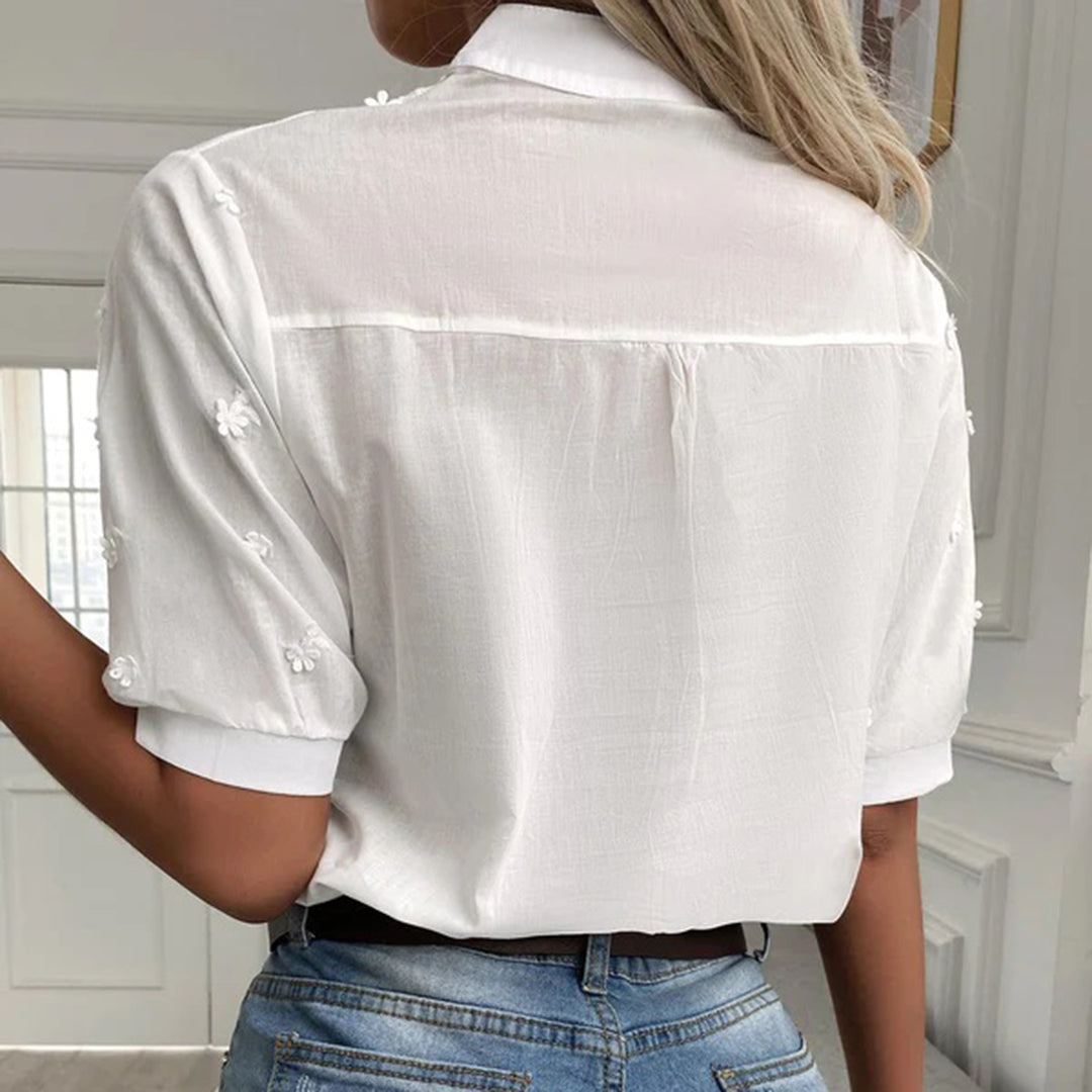 Charlotte - Lace Bluse Elegant Long Sleeve Damen’s Top
