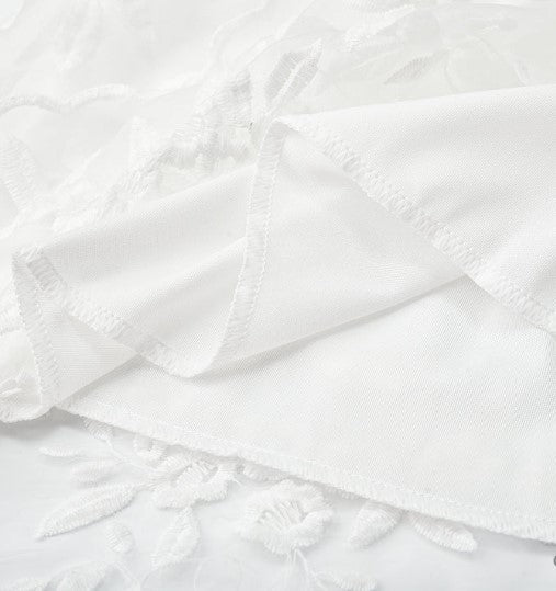 Naomi | Damen Elegant White Backless V-Neck Mini Summer Kleid