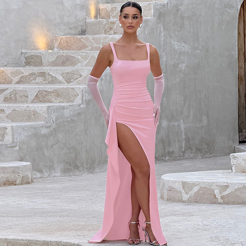 MARILYN™ - Elegant Formal Slip Maxi Kleid with Open Back