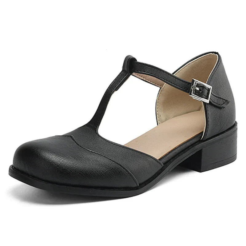 Margaux | Textured Leather Schuhe