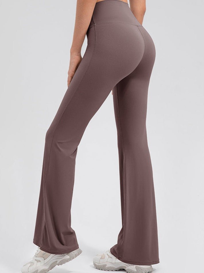 Leonarda - Breathable Micro-Flare Sports Trousers
