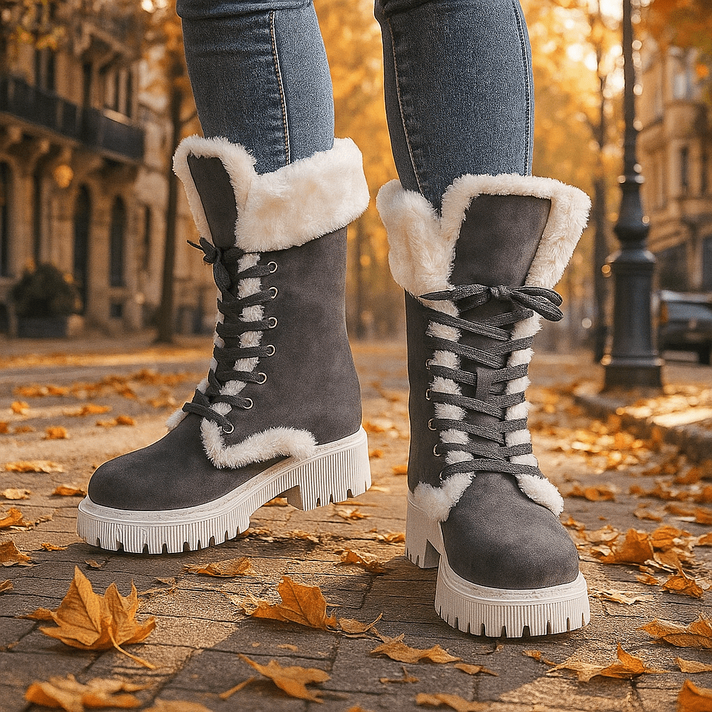 Beau Warm Suede Snow Stiefel - Protective - Stylish - Winter
