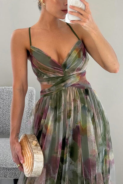 Madeline | Floral Maxi Kleid for Effortless Elegance