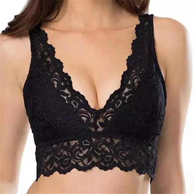 Wynona - Lace Crop Bralette Top for Damen