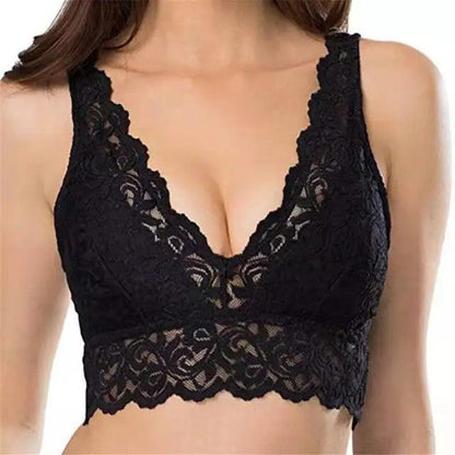 Wynona - Lace Crop Bralette Top for Damen