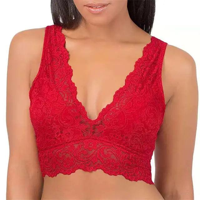 Wynona - Lace Crop Bralette Top for Damen