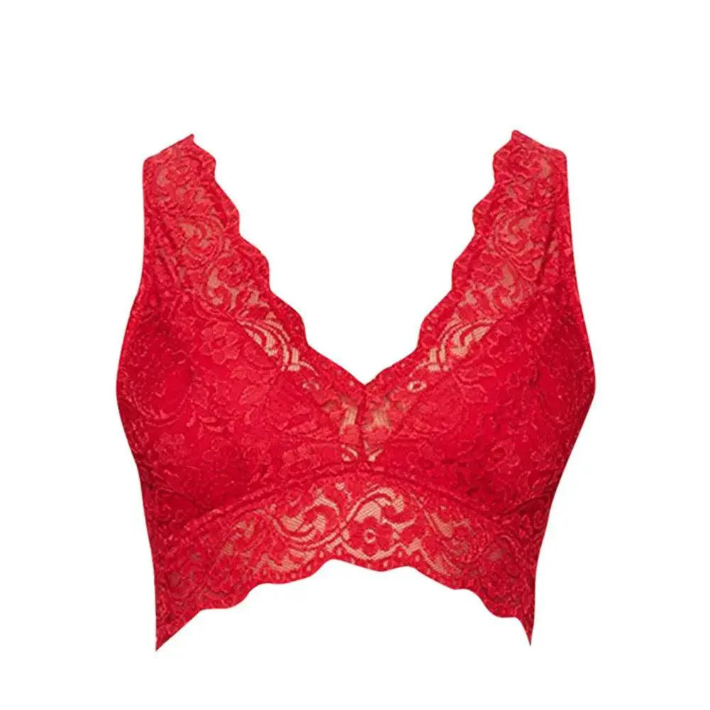 Wynona - Lace Crop Bralette Top for Damen
