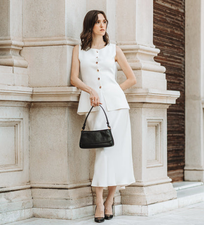 Fiorenza - Elegant Leather Shoulder Bag