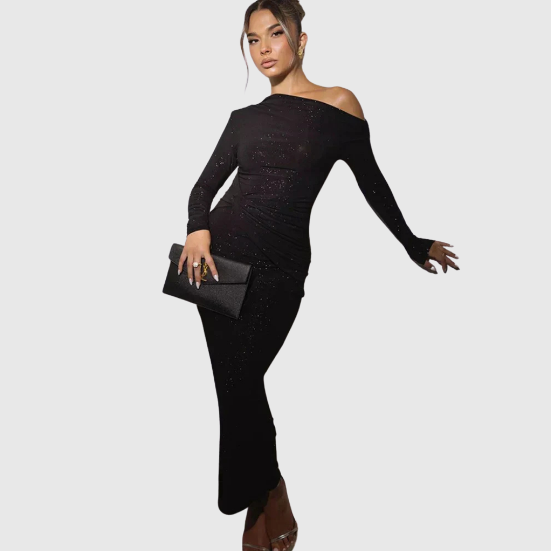 Vionne | Glitter Maxi Kleid