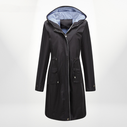 Charlotte | Damen Hooded Mid-Length Anorak Mantel