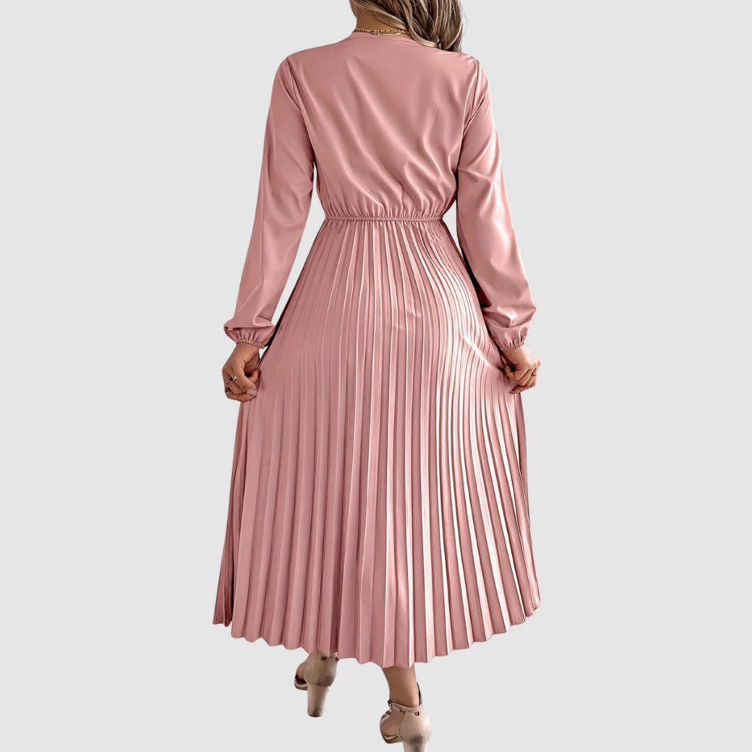 Rosalind Quinn | Lace V-Neck A-Line Kleid