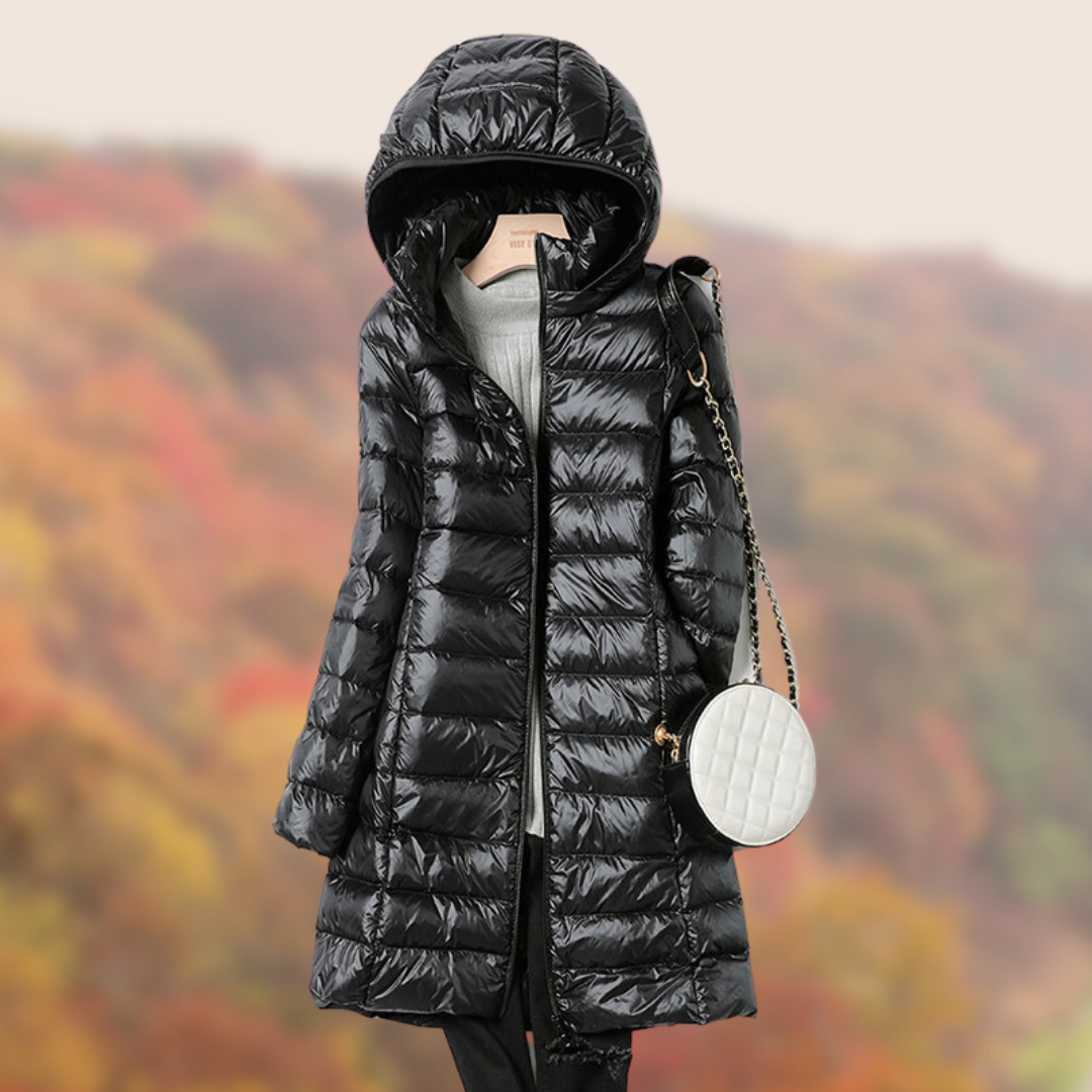 Matilda | Damen Lightweight Hooded Puffer Mantel