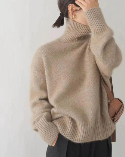 Judith | Damen Oversized Turtleneck Sweater