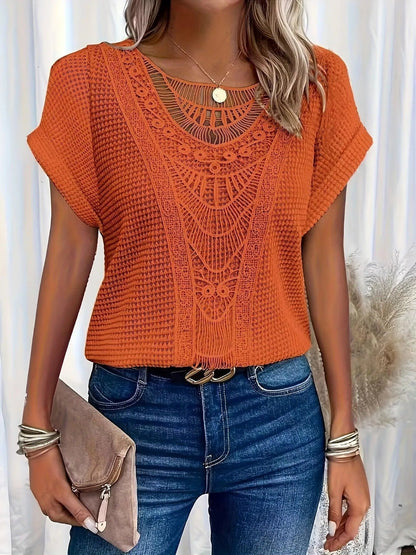 Caitlyn Lace Top – Breathable All-Season Lace Damen’s Top