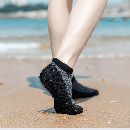 Pilates Socks Non-Slip Cushioned Ankle - Breathable