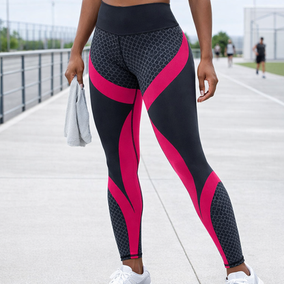 Damen High Waist Seamless Compression Active Leggings