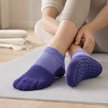 Damen’s Pilates Yoga Socks Non-Slip Cotton