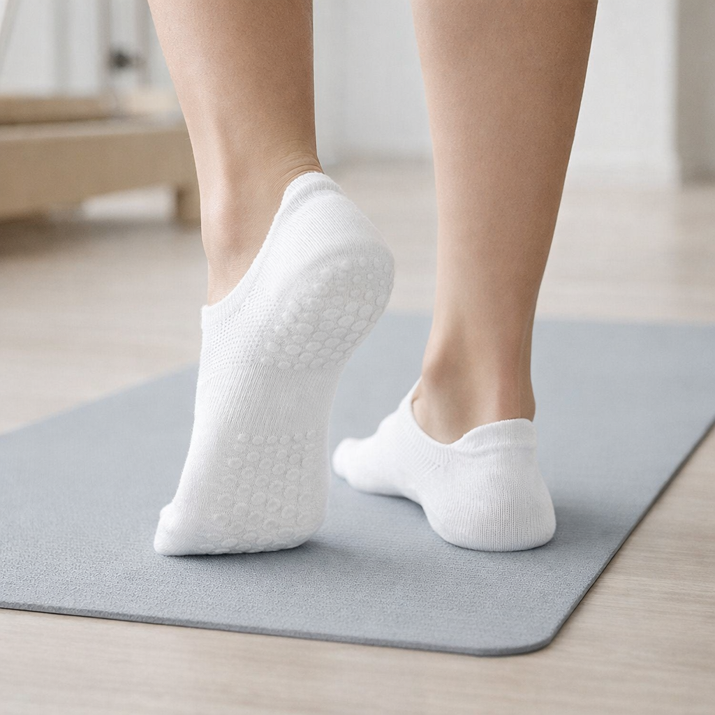 Pilates Socks Non-Slip Mesh Breathable Low-Cut