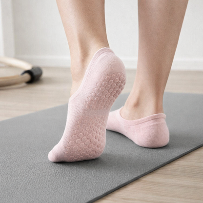 Pilates Socks Non-Slip Mesh Breathable Low-Cut