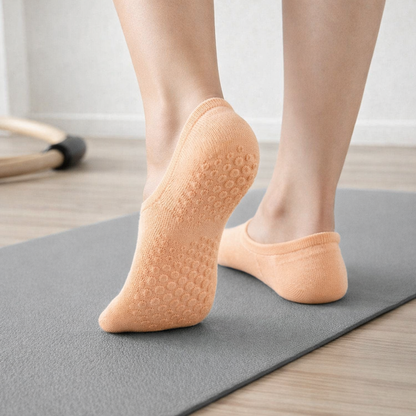Pilates Socks Non-Slip Mesh Breathable Low-Cut