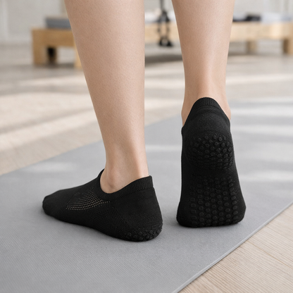 Pilates Socks GripFit Breathable Mesh Low-Cut