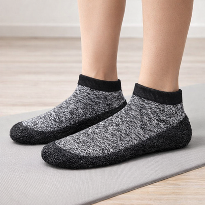 Pilates Socks Non-Slip Cushioned Ankle - Breathable