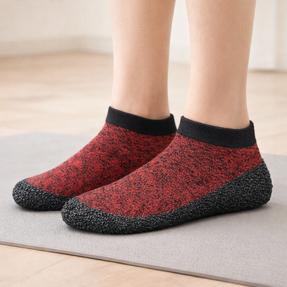 Pilates Socks Non-Slip Cushioned Ankle - Breathable