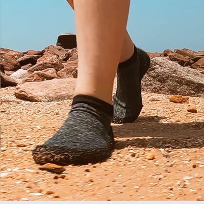 Pilates Socks Non-Slip Cushioned Ankle - Breathable