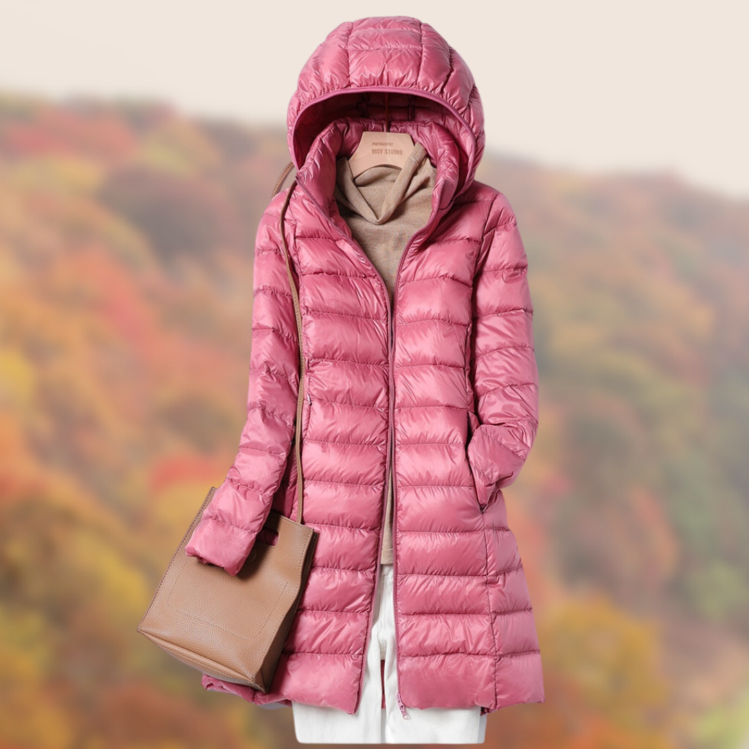 Matilda | Damen Lightweight Hooded Puffer Mantel