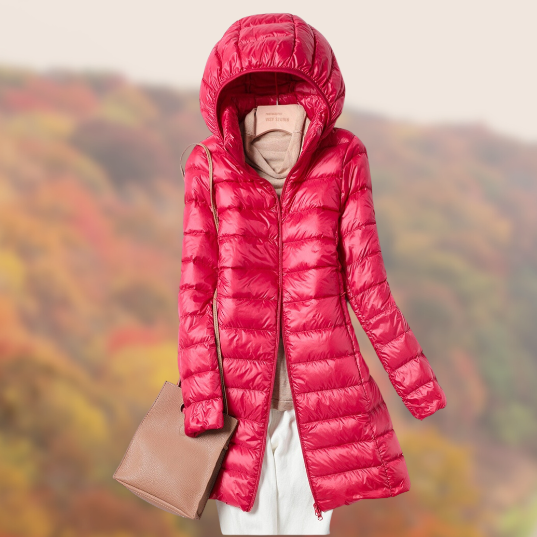 Matilda | Damen Lightweight Hooded Puffer Mantel