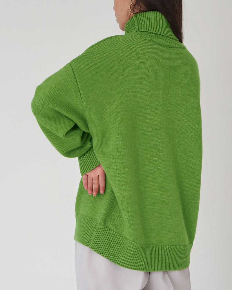 Marcia | Damen Oversized Roll Neck Jumper