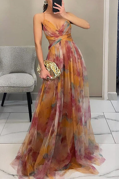 Madeline | Floral Maxi Kleid for Effortless Elegance