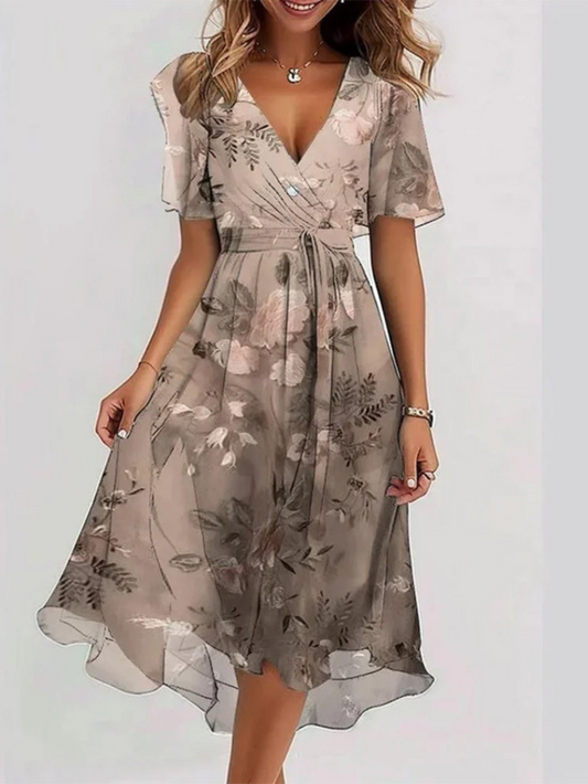 LAVINA™ – Vibrant Boho Midikleid