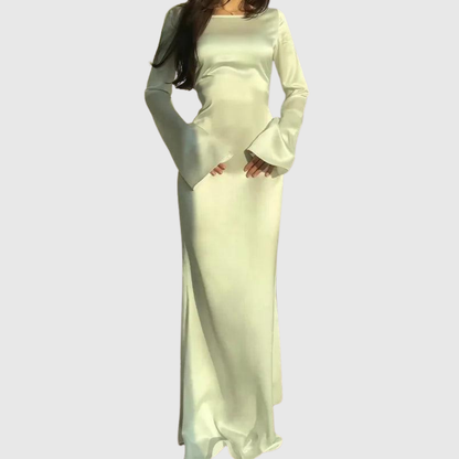 Sybilla | Winter Long-Sleeve Maxi Kleid