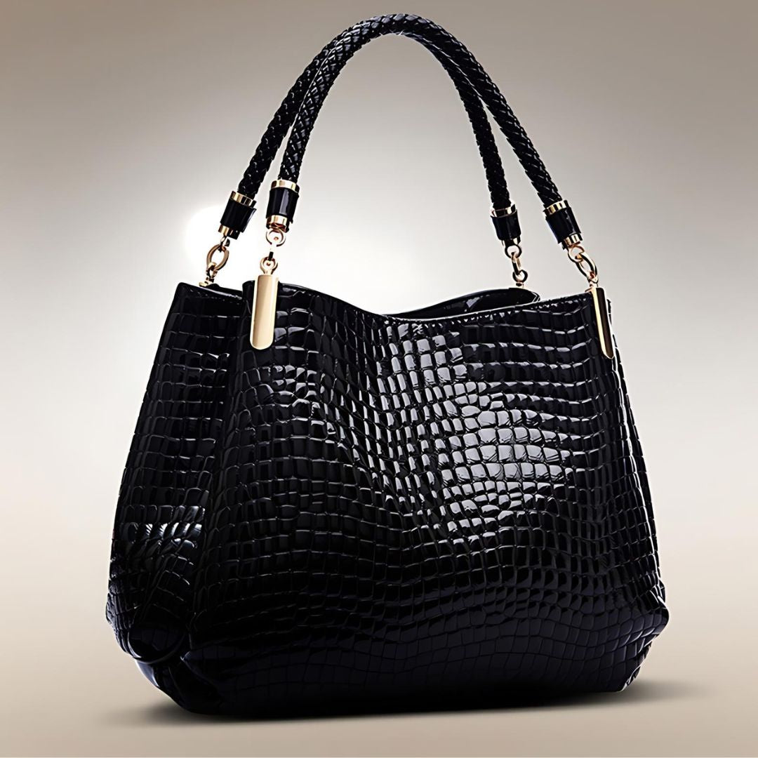 Besace - Elegant Croc Handtasche