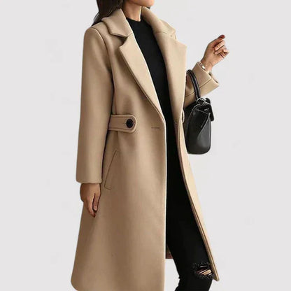 Clara - Wool Mantel with Belt