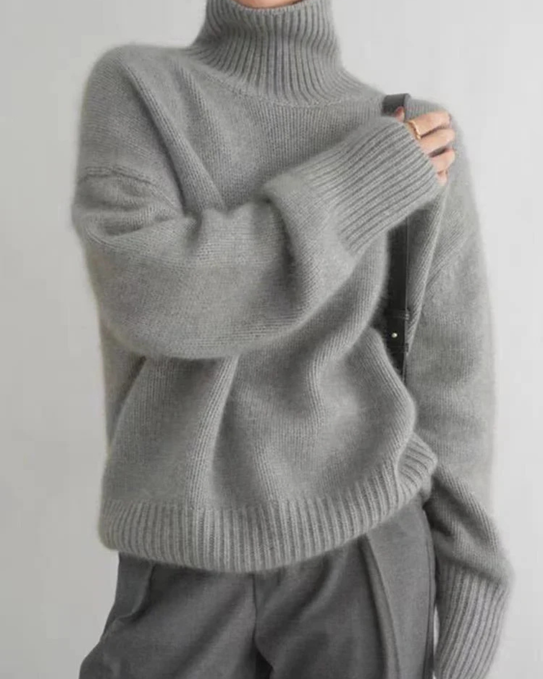 Judith | Damen Oversized Turtleneck Sweater