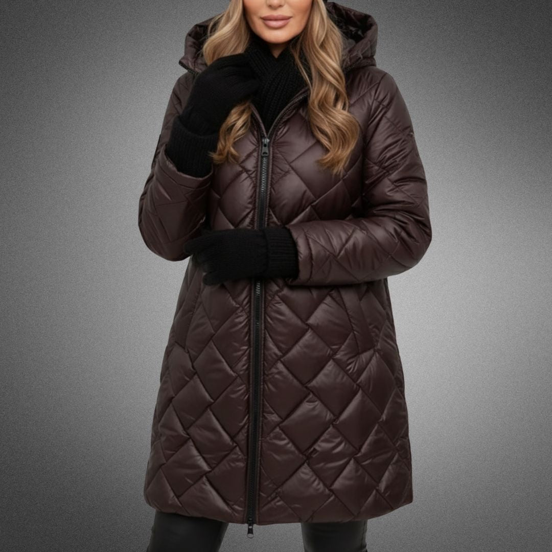 Luna - Elegant Padded Long Jacket