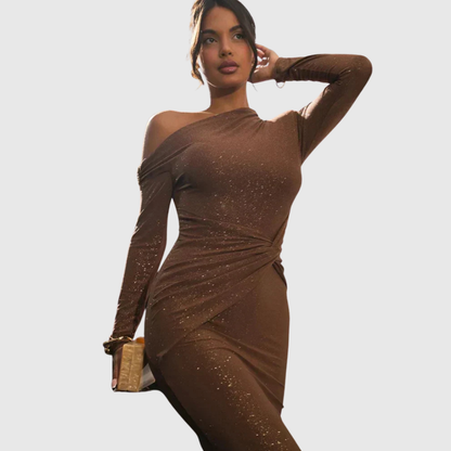 Vionne | Glitter Maxi Kleid