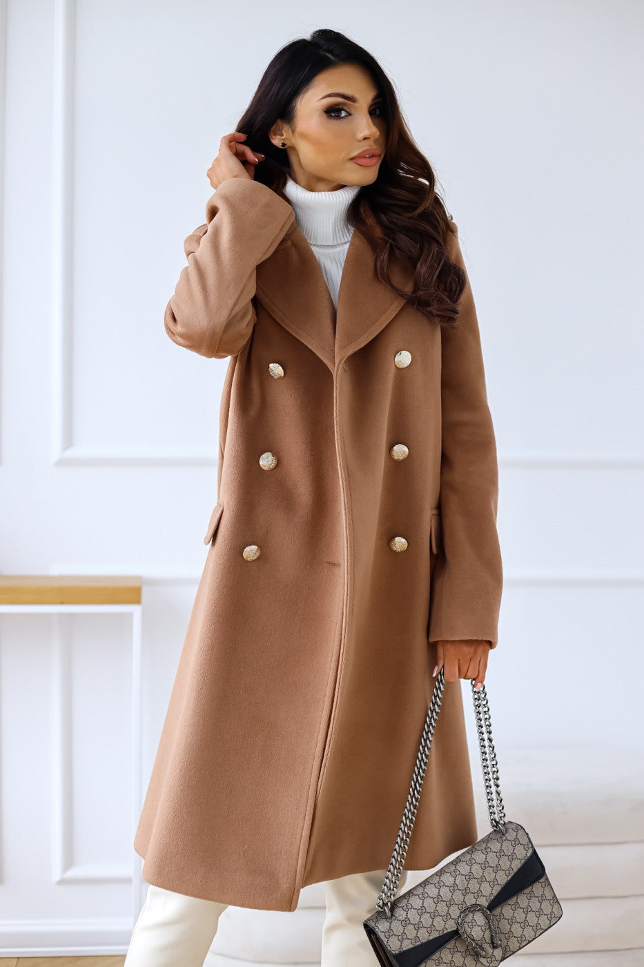 Mckenzie | Damen Double Breasted Overcoat