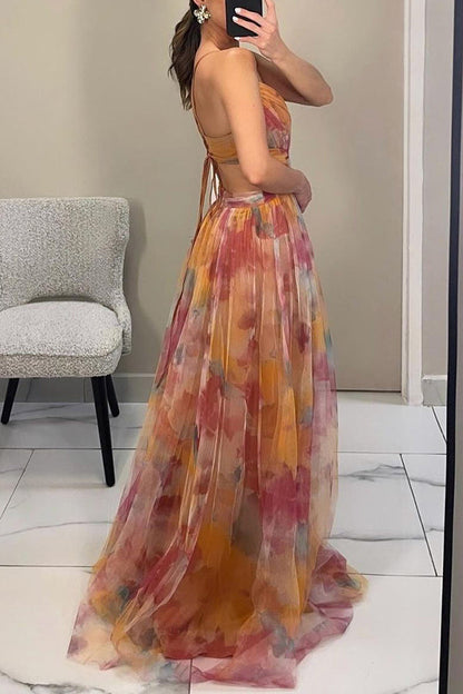 Madeline | Floral Maxi Kleid for Effortless Elegance