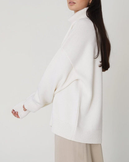 Marcia | Damen Oversized Roll Neck Jumper