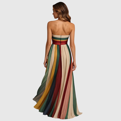 Lyra - Elegant Pleated Evening Kleid