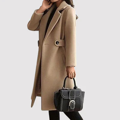 Clara - Wool Mantel with Belt