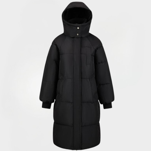BERNA™ - Classic Hooded Puffer Jacket Long Winter Mantel for Damen