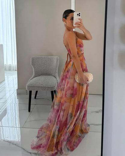 Madeline | Floral Maxi Kleid for Effortless Elegance