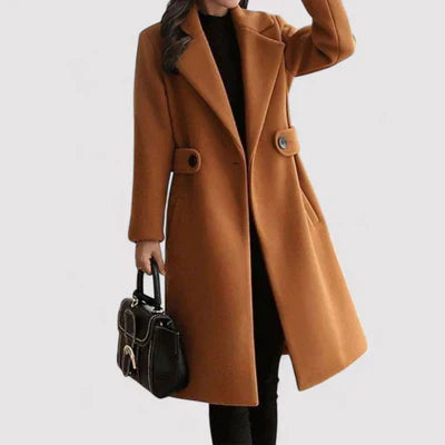 Clara - Wool Mantel with Belt