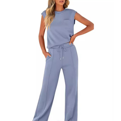 KAIYA™ – Casual Summer Soft Lounge Co-Ord