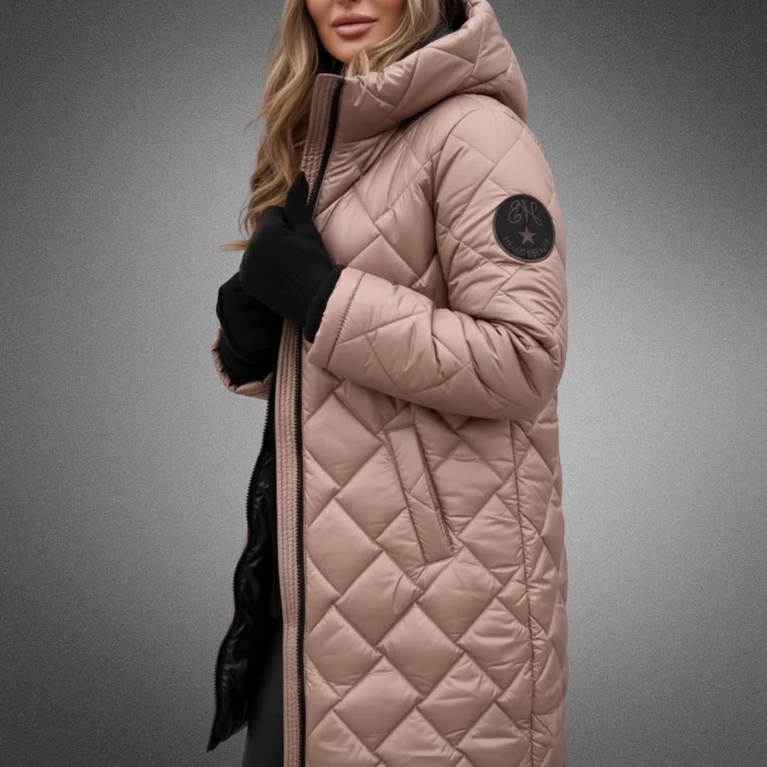 Luna - Elegant Padded Long Jacket