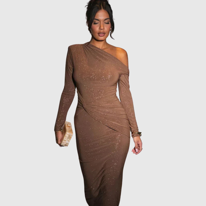 Vionne | Glitter Maxi Kleid